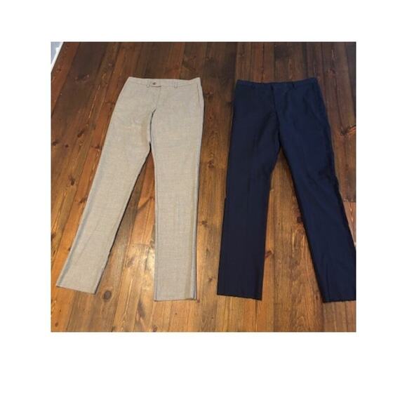 Nordstrom Mens 34X32 Dress Pants Office Professional Work Bundle Lot 2 Pairs New - Picture 1 of 5